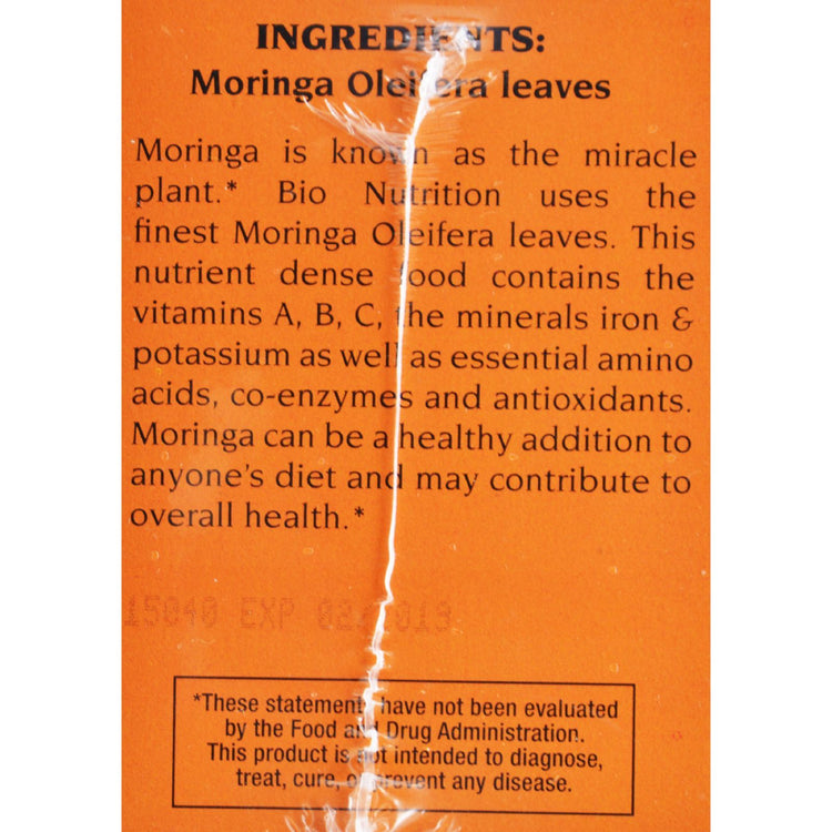 Bio Nutrition - Tea - Moringa - 30 count