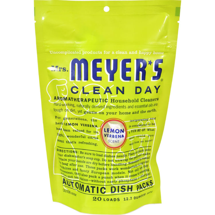 Mrs. Meyer's Clean Day - Automatic Dishwasher Packs - Lemon Verbena - 12.7 oz