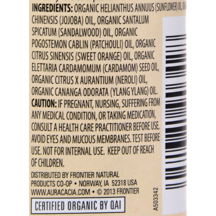 Aura Cacia - Organic Chakra Balancing Aromatherapy Roll-on - Sensual Sacral - .31 oz