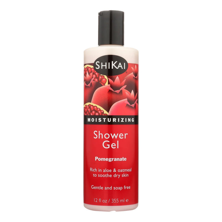 Shikai Products Shower Gel - Pomegranate - 12 oz