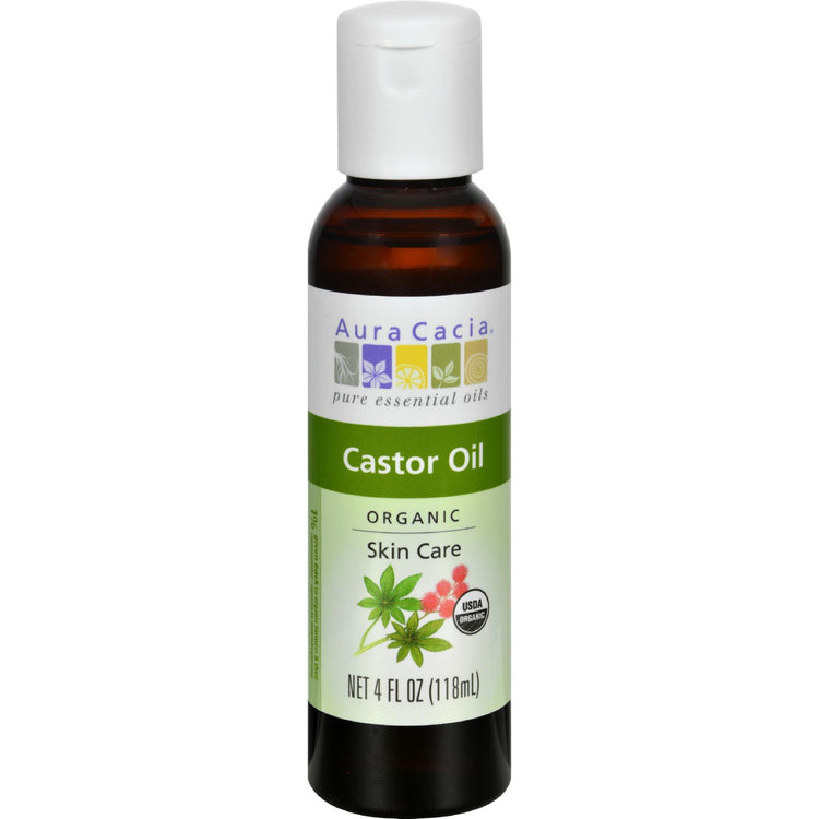 Aura Cacia - Skin Care Oil - Organic Castor Oil - 4 fl oz