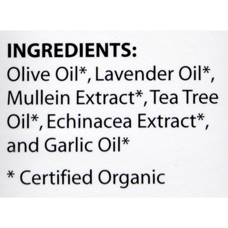 Wally's Natural Products Ear Oil - Organic - 1 fl oz