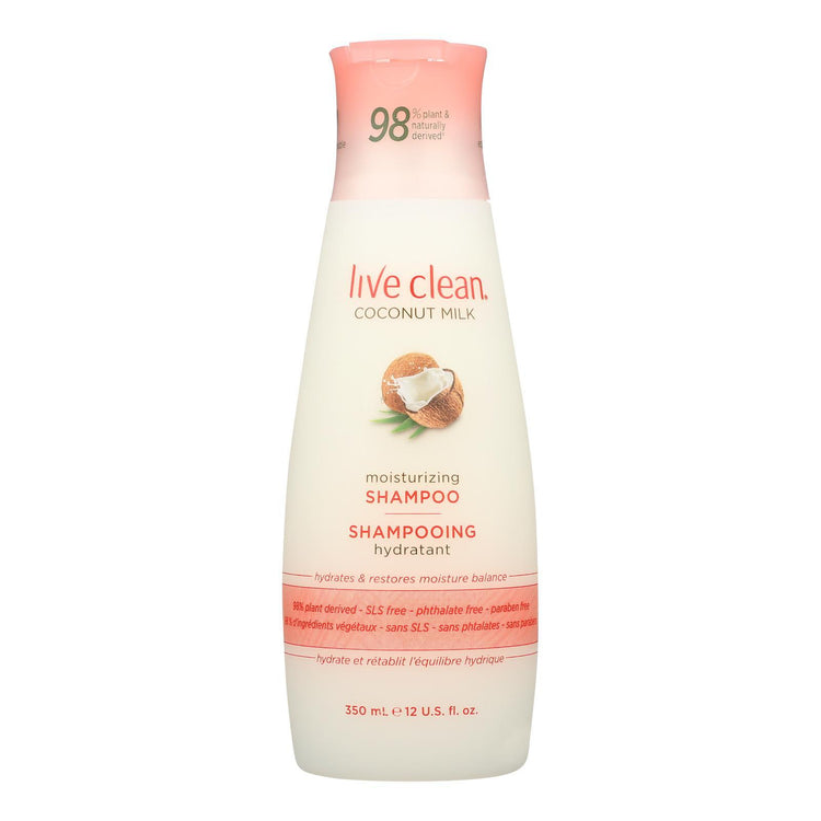Live Clean Shampoo - Coconut Milk - 12 fl oz.