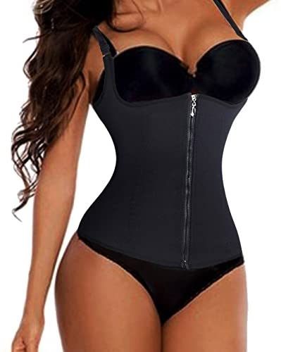 Waist Trainer Corset with Zipper Vest