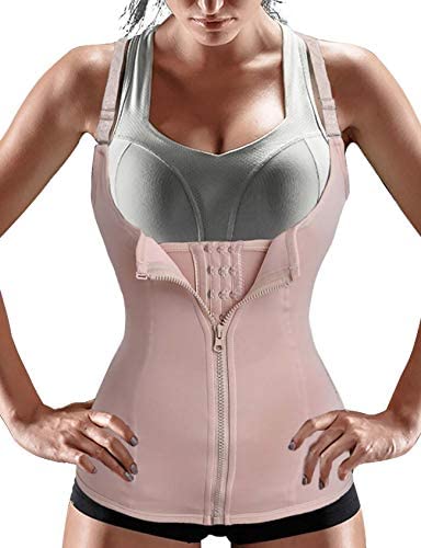 Waist Trainer Corset with Zipper Vest