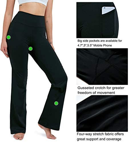 Women's Bootcut Yoga Pants with Pockets