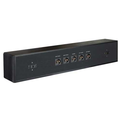 BIC America FH56-BAR Formula Series FH56-BAR Dual 6-1/2-Inch 625-Watt Patented Sound Bar with 5 Discrete Channels