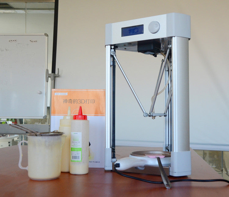 Delta Model Desktop Food 3D Printer