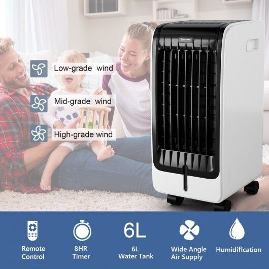 Portable Cooling Touch Pad Remote Evaporative Fan Fan