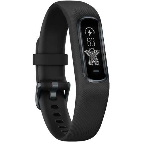Garmin 010-01995-10 vivosmart 4 Activity Tracker (Black with Midnight Hardware, Small/Medium Wrists)