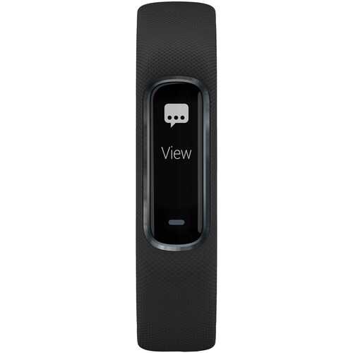Garmin 010-01995-10 vivosmart 4 Activity Tracker (Black with Midnight Hardware, Small/Medium Wrists)