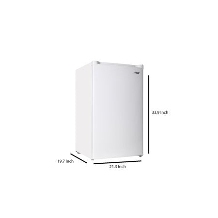3.0 cu ft Upright Freezer White, E-star