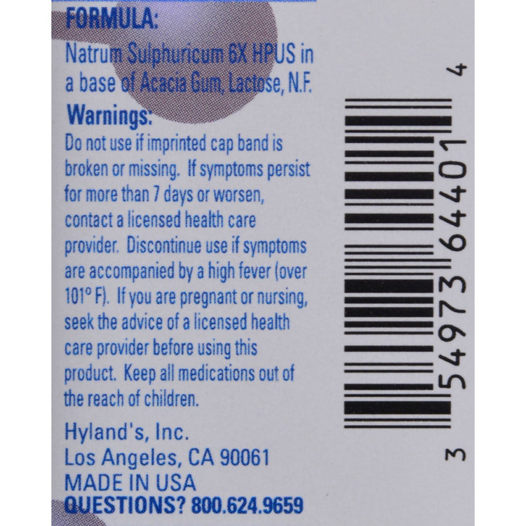 Hyland's No.11 Nat. Sulph. 6x - 1 g - 500 Tablets