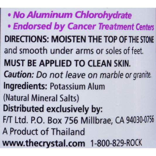 Crystal Body Deodorant Stick - 4.25 oz