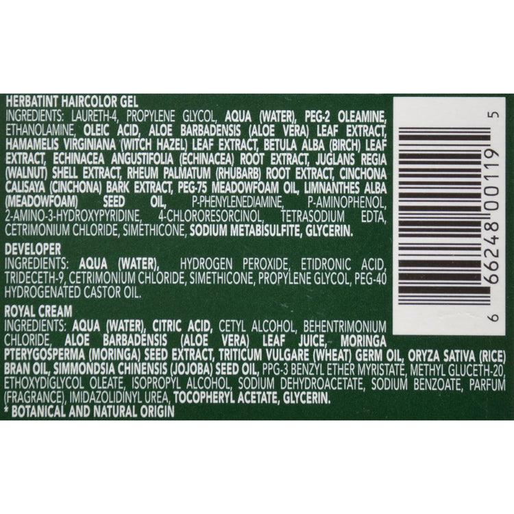Herbatint Permanent Herbal Haircolour Gel 5R Light Copper Chestnut - 135 ml