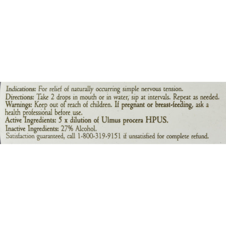 Bach Flower Remedies Essence Elm - 0.7 fl oz
