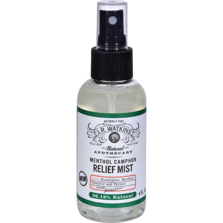 J.R. Waktins Menthol Camphor Relief Mist - 4 oz