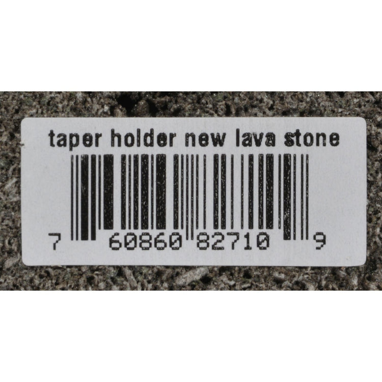 Aloha Bay - Taper Candle Holder Lava Stone - 1 Candle Holder