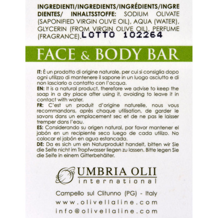 Olivella Face and Body Bar - 3.52 oz