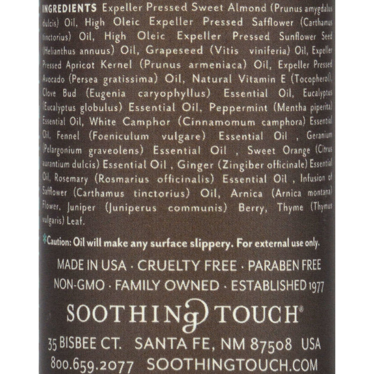 Soothing Touch Bath and Body Oil - Muscle Cmf - 8 oz