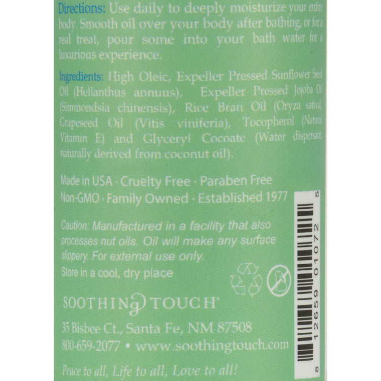 Soothing Touch Massage Oil - Nut Free - 8 oz