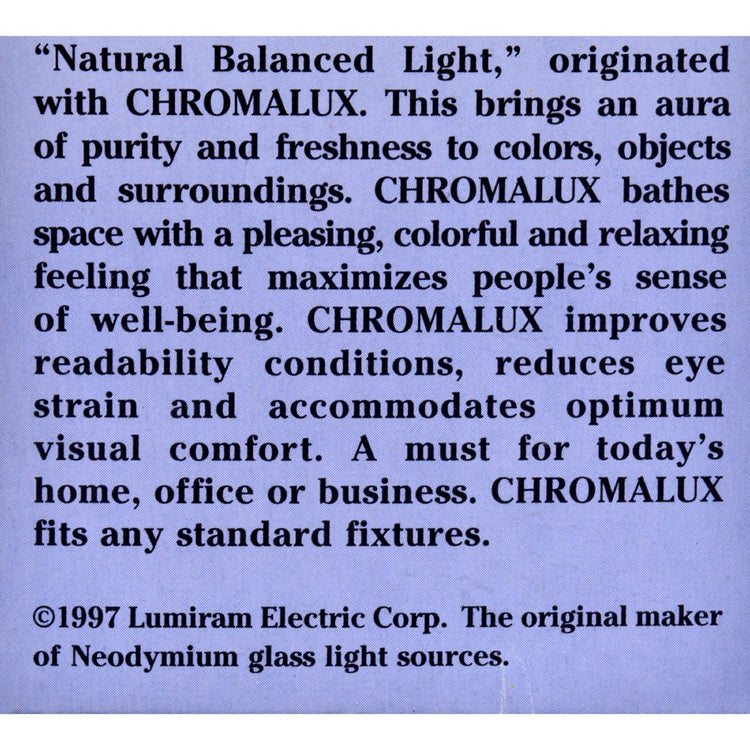 Chromalux Lumiram Full Spectrum 3 Way 50/100/150 watts - Frosted - 1 Light Bulb