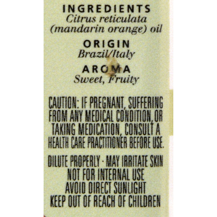 Aura Cacia - 100% Pure Essential Oil Mandarin Orange - 0.5 fl oz