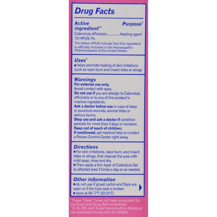 Boiron - Calendula Gel - 2.5 oz