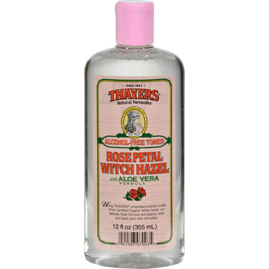 Thayers Witch Hazel with Aloe Vera Rose Petal - 12 fl oz