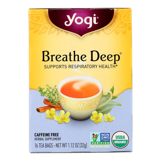Yogi Tea Breathe Deep - Caffeine Free - 16 Tea Bags