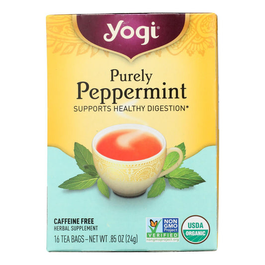 Yogi Tea Purely Peppermint - Caffeine Free - 16 Tea Bags