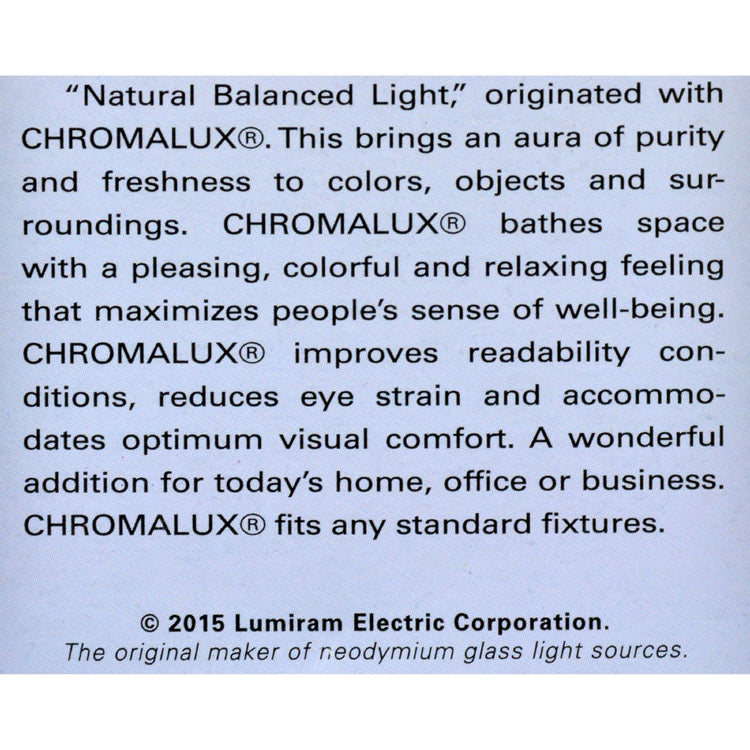 Chromalux Light Bulb Frosted-60W - 1 Bulb