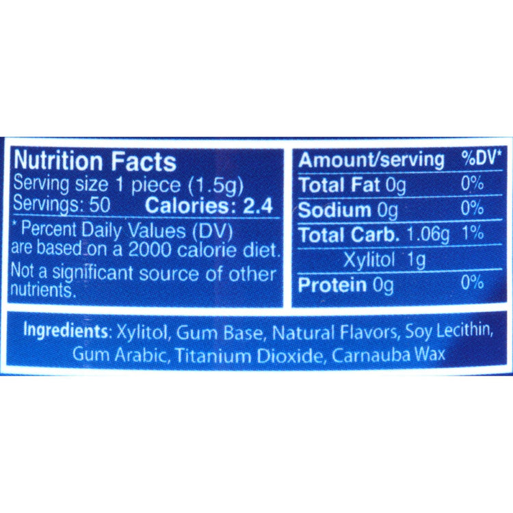 Epic Dental - Xylitol Gum - Peppermint - 50 Count