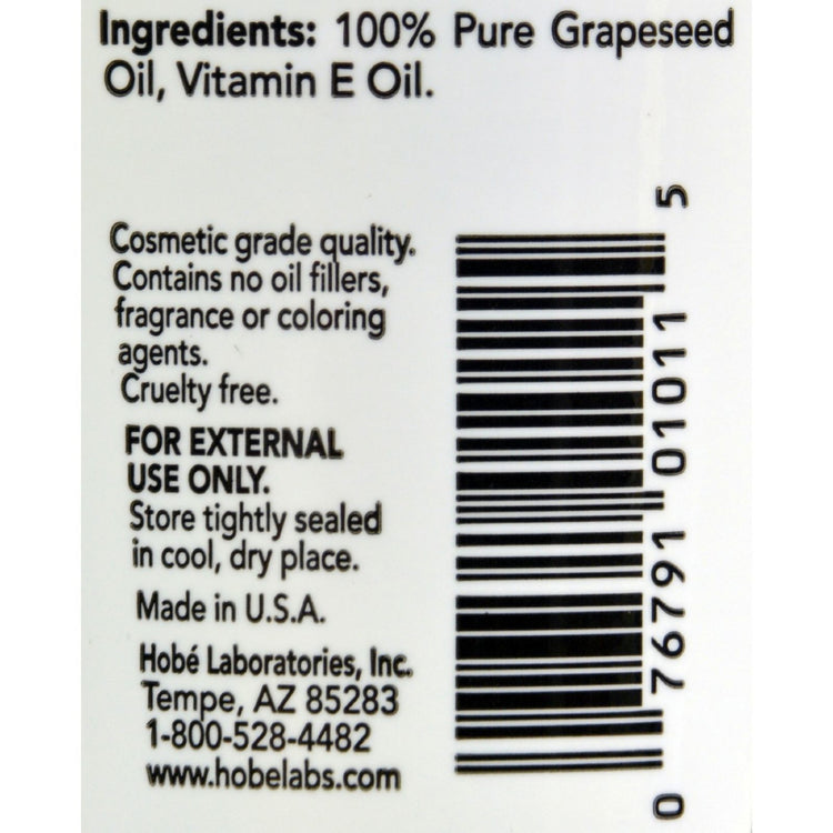 Hobe Labs Hobe Naturals Grapeseed - 4 fl oz