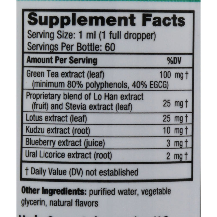 Herbasway Laboratories HerbaGreen Tea Raspberry Lime - 2 fl oz