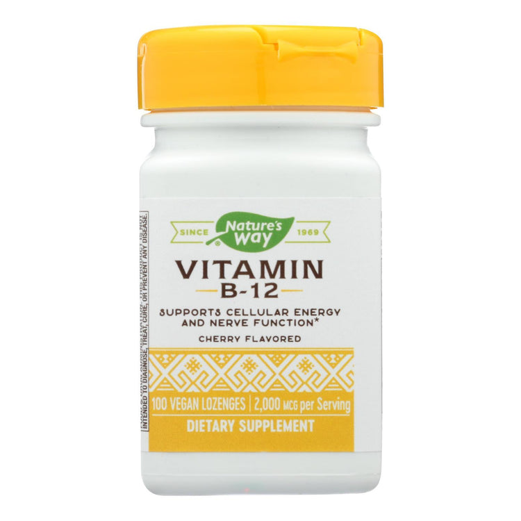 Nature's Way - Vitamin B-12 - 2000 mcg - 100 Lozenges