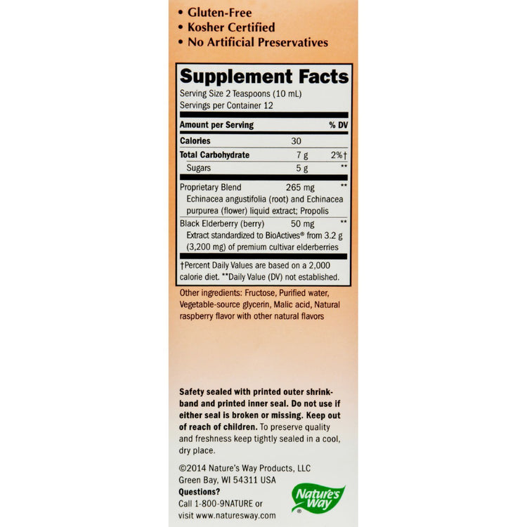Nature's Way - Original Sambucus for Kids - Standardized Elderberry - 4 fl oz