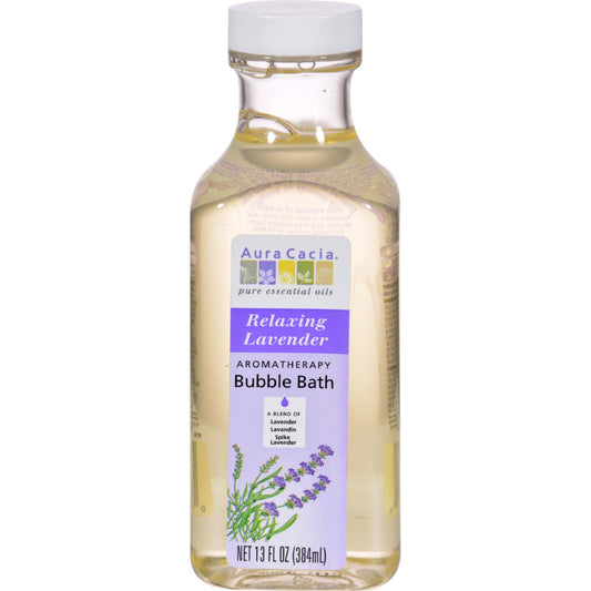 Aura Cacia - Aromatherapy Bubble Bath Relaxing Lavender - 13 fl oz
