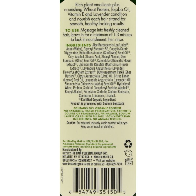 Avalon Organics Botanicals Conditioner Lavender - 11 fl oz