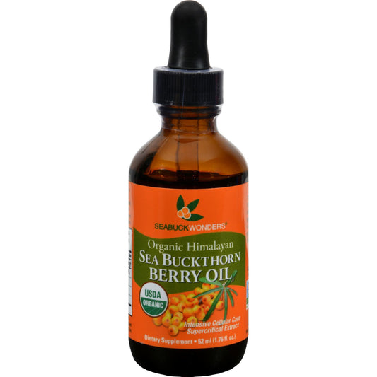 Seabuck Wonders Organic Himalayan Sea Buckthorn Berry Oil - 1.76 fl oz