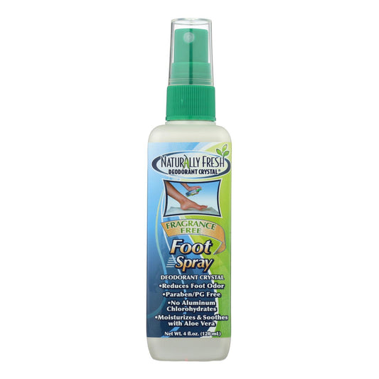 Naturally Fresh Foot Spray Deodorant Crystal - 4 fl oz