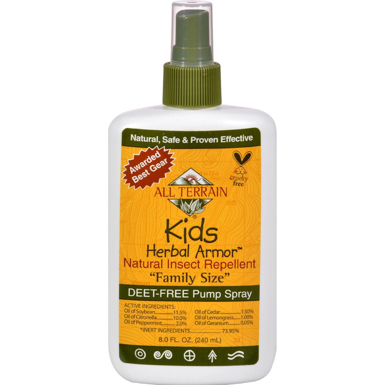 All Terrain - Herbal Armor Natural Insect Repellent - Kids - Family Sz - 8 oz