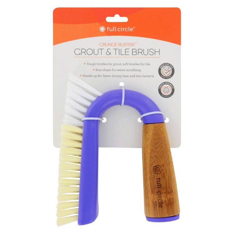 Full Circle Home Grunge Buster Grout and Tile Brush - Case of 6