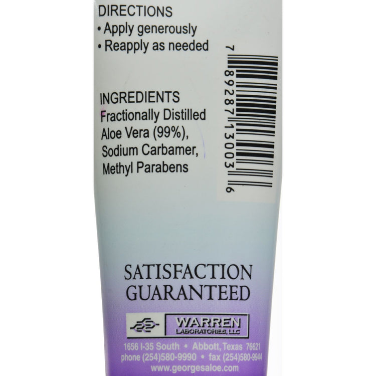 George's Aloe Vera Gel - 3 oz