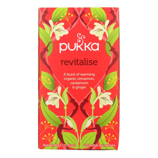 Pukka Herbal Teas Revitalise - Organic Cinnamon and Ginger Tea - 20 Bags