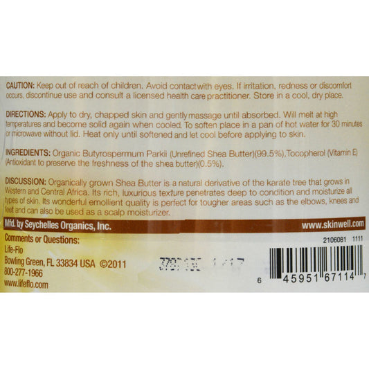 Life-Flo Pure Shea Butter Organic - 9 fl oz