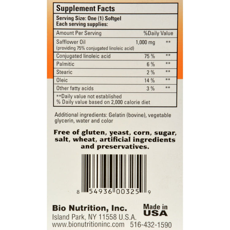 Bio Nutrition - Safflower Oil - 90 Softgels