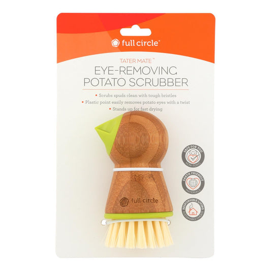 Full Circle Home Tater Mate Potato Brush with Eye Remover