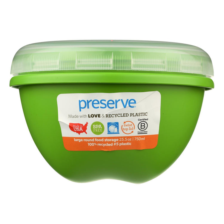 Preserve Large Food Storage Container Green - 25.5 oz