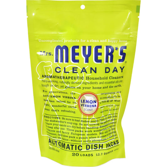 Mrs. Meyer's Clean Day - Automatic Dishwasher Packs - Lemon Verbena - 12.7 oz